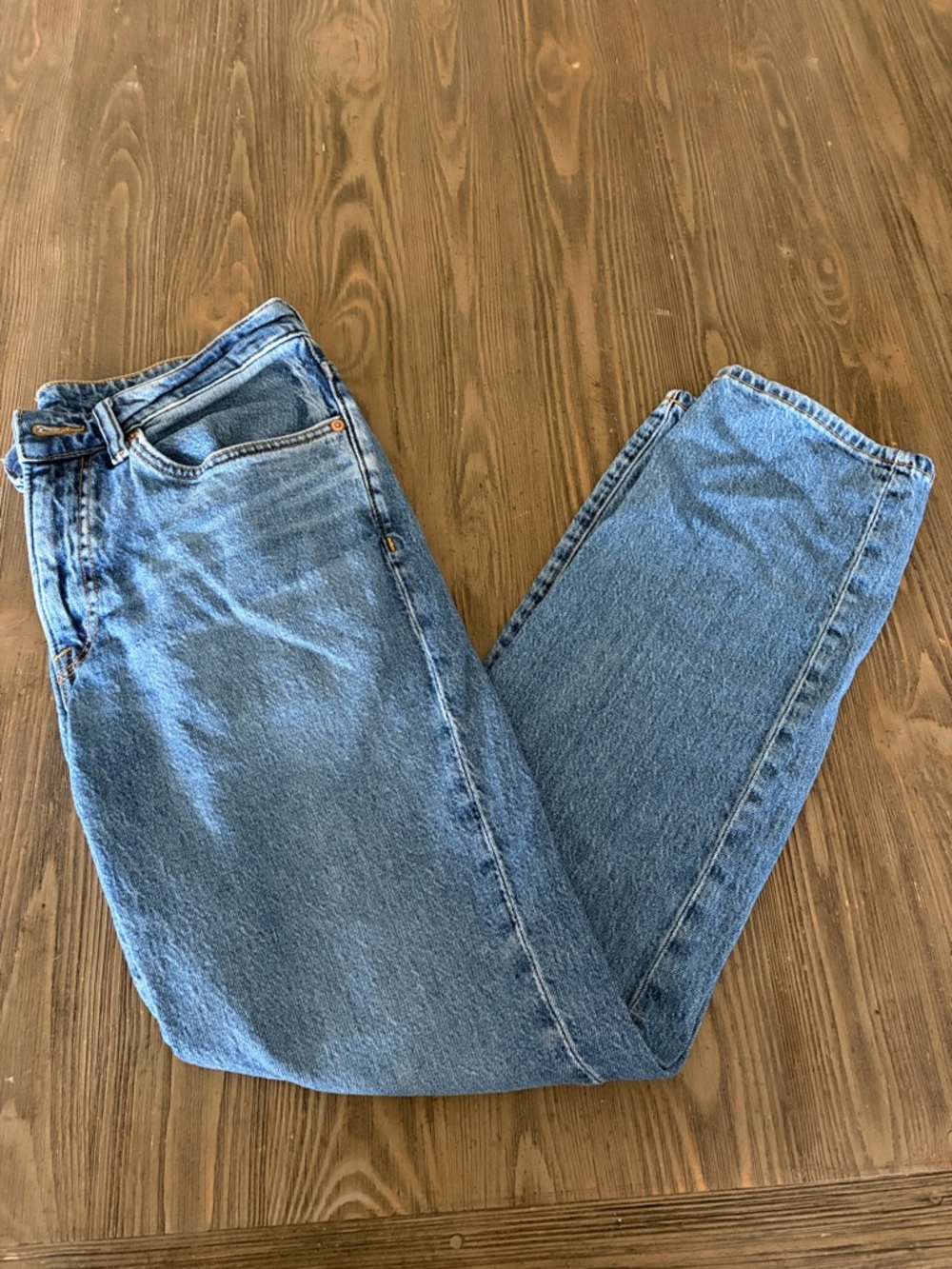 H&M Light Blue Straight Leg Jeans